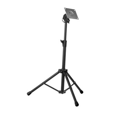 Imagem de Dynwave Suporte de montagem eletrônico com suporte de placa de metal compacto multi pads módulo de bateria eletrônica altura ajustável, Preto