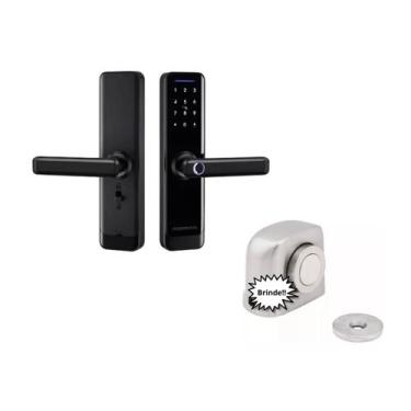 Imagem de Fechadura Inteligente Zigbee Novadigital + Fixador de Porta Vonder - 0