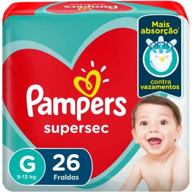 Imagem de Pampers Supersec Fralda G 26 Unidades