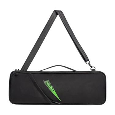 Imagem de FVDPWYE Capa para Teclado Mecânico, Bolsa de Transporte para Viagem, Design de Armazenamento de 2 Camadas, Resistente Ao Desgaste para 98 a 100 Teclas
