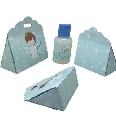 Imagem de 10 Lembrancinhas de Batizado Caixinha com Hidratante