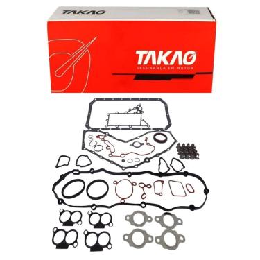 Imagem de Junta Completa S/ Cabecote S/ Retentor Traseiro (Jg) Ranger 3.0 16V 2005 A 2012 / Troller 3.0 16V 2005 A 2012 - Takao Jscbrfo30D