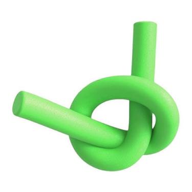 Imagem de Colaxi Bóia de piscina, bastão de natação oco, brinquedo aquático, flutuabilidade, flutuação de lago, auxílio para treinamento, decoração de festa de, Verde