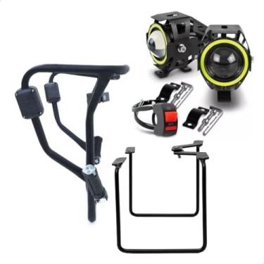 Imagem de Protetor Carenagem+afastador Alforges Falcon 400 + Farol Led até 2008