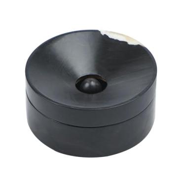 Imagem de Cinzeiro de cigarro para uso interno ou externo, cinzeiro de funil em forma de cone à prova de vento, com coluna de fumaça, para decoração de interiores de escritório em casa, cinzas, bandeja de