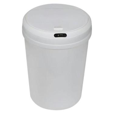 Imagem de Lixeira Automática Com Sensor 12l - Praticidade e Higiene branca - Glo