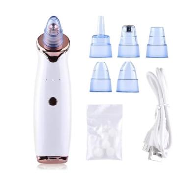 Imagem de Máquina Sucção Removedor De Cravos Espinhas Cleaning Acne A Vácuo USB | Para Limpeza Facial.