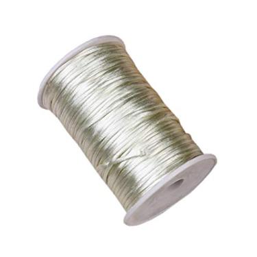 Imagem de Cordão de cetim de 2,5 mm a 25 metros, fio de acabamento de catraca para nós chineses, kumihimo, contas, macramé, fabricação de joias, costura, 11, 1