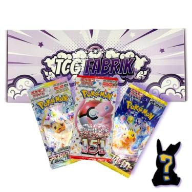 Imagem de Japanese Packs for Pokemon Bundle Authentic Factory Sealed Booster Packs (3 Packs in Total) (1X 151 1X Terastal Festival 1X SuperElectric Breaker (3 Packs / 22 Cards in Total))
