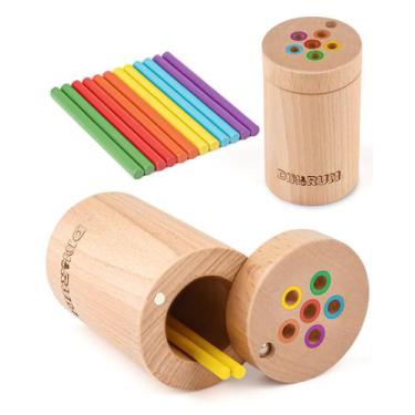 Imagem de Motor fino de combinação de cores Toy DINORUN Montessori de 1 a 3 anos