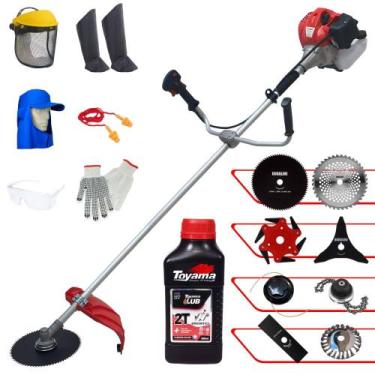 Imagem de Cortador de Grama Anmax CG520P À Gasolina 52cc 2,2HP 10000rpm 8 Em 1 C