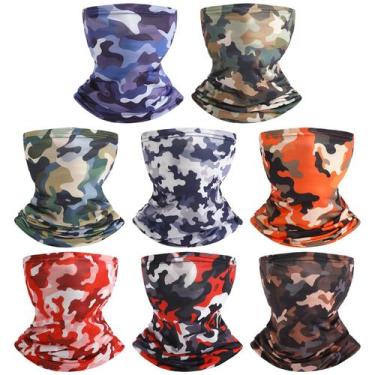 Imagem de Lenço de polaina de pescoço, bandanas para homens, Summer Camo SATINIO