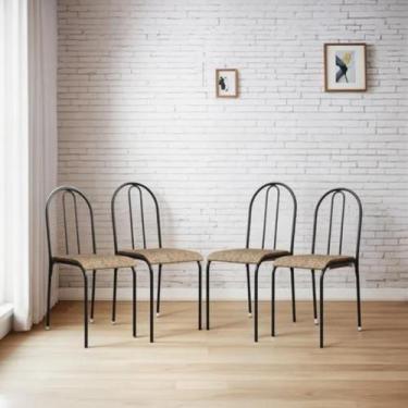 Imagem de Kit 4 Cadeiras de Cozinha Sala Jantar Varanda Sala de Estar Epoxi 544.