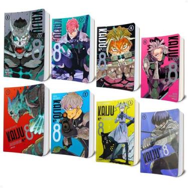 Imagem de Kaiju N. 8 Mangá Volume 1 Ao 8 - KIT Panini Capa Comum português BR