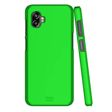 Imagem de Wireless PROTECH Capa protetora de acabamento suave Slimline compatível com Samsung Galaxy XCover6 Pro modelo de telefone SM-G736 (verde limão)