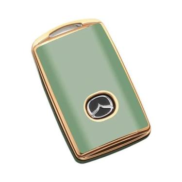 Imagem de Mazda Tpu Capa De Chave De Carro Protetor Fob Acessórios Sem Chave Par