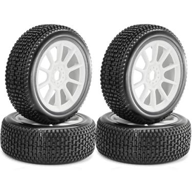 Imagem de 1/8 Scale Blockade Off-Road Buggy Tire 17mm Hex RC Wheels & Tyre with Foam Inserts RC Tire Compatible with ARRMA Typhon 3S/6S HongNor FS Racing HSP Hyper KYOSHO MP10（4 PCS）