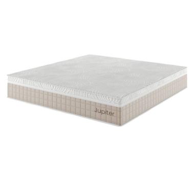 Imagem de Colchão Massageador Mola Ensacada King Size 34x193x203cm Jupiter Rustico Palha - Casa Giulia