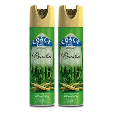 Imagem de Kit 2 Odorizante De Ambiente Spray Coala Bambu 400ml