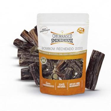 Imagem de BOM BOM RECHEADO 200G Natural Premium Churrasco SmokeHouse Pestisco Defumado para Cães