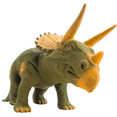Imagem de Boneco Vinil Dinossauro Triceratops 36 cm Dinopark Bee Toys