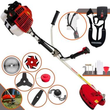 Imagem de Aparador de Grama Multifuncional Kawashima KW43L À Gasolina 43cc 1,7HP