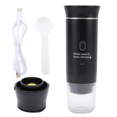 Imagem de Aramox Espresso Portátil, 20 Barra de Cafeteira de Pressão Aquece até 4 Xícaras por Carga 50 Xícaras No Modo de Extração Direta Portátil Leve (Preto)