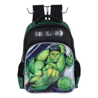 Imagem de Mochila Escolar Menino Vingadores Capitão América Hulk