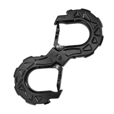 Imagem de REPAIROCK Gancho de reboque 3/8 em forma de S, manilha de guincho de reboque de 15 kg, gancho de guincho para recuperação off-road, liberação de manilha de guincho, manilha rápida de guincho para SUV