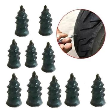 Imagem de Prego De Borracha Para Reparo De Pneus 10 Peças Parafusos - IMPORTADO,