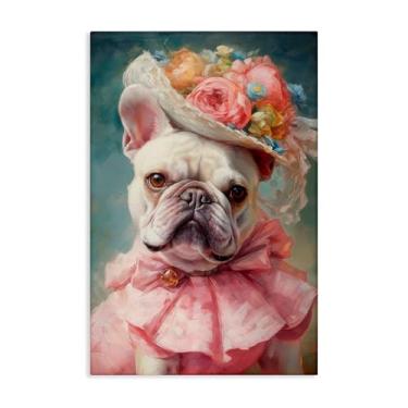 Imagem de Stupell Industries Design feminino de arte de parede em tela francesa real por Wumples, 76 x 50 cm