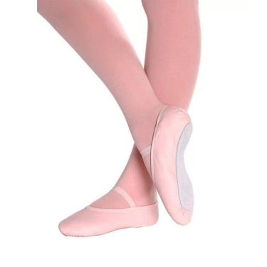 Imagem de Sapatilha Só Dança Meia Ponta F22A Napa Para Balé, Rosa, 24