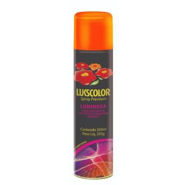 Imagem de Tinta Spray Luminosa Prem Lukscolor Laranja 350ml
