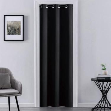 Imagem de Cortina de porta XTMYI Blackout 80cm x 200cm com isolamento térmico