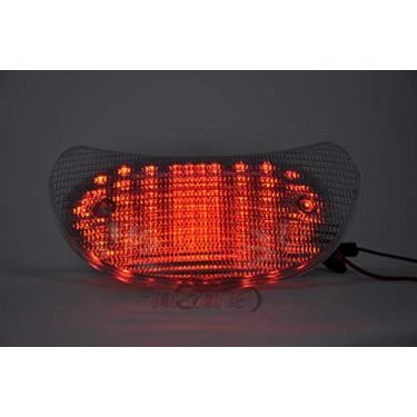 Imagem de TOPZONE Serve para Ducati 2003 -2006 Supersport 1000; Supersport 620S 2003; luz traseira de freio de LED + função de indicadores de seta integrada (cor colorida)