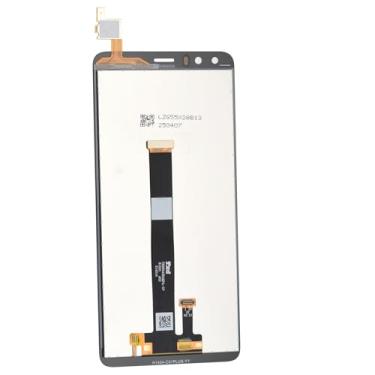Imagem de Tela de reposição IPS LCD para Nokia C01 Plus preta para montagem de tela tamanho 5,45