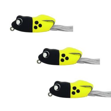 Imagem de Kit 03 Iscas Frog Matadeira Monster Z60 Sapinho P/ Traíra 01, Monster 