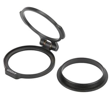 Imagem de QANYEGN Suporte do filtro de lente, anéis de adaptador de lentes de vários tamanhos, lente de lentes de liga de alumínio Rings de filtro para lentes de grande angular, lentes primá (49mm)