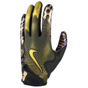 Imagem de Nike Luvas de futebol Vapor Jet 8.0 pretas | Met Gold | Met Gold X-Grande