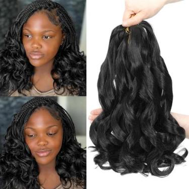 Imagem de Braiding Hair GetMaige French Curl 30 cm, 8 pacotes para mulheres negr