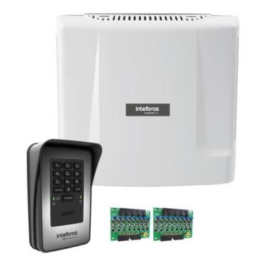 Imagem de Kit Central de Portaria COMUNIC 16 com 32 Ramais e Porteiro XPE 1013 P