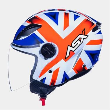 Imagem de Capacete Inglaterra Feminino Masculino Asx Aberto City Air (56)