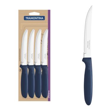 Imagem de Conjunto de Facas para Churrasco com Lâminas em Aço Inox 12 Peças Ipanema Tramontina