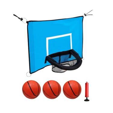 Imagem de Generic Mini cesta de para trampolim bomba e 3 de para substituição de mergulho leve para crianças esportes ao ar, Estilo b