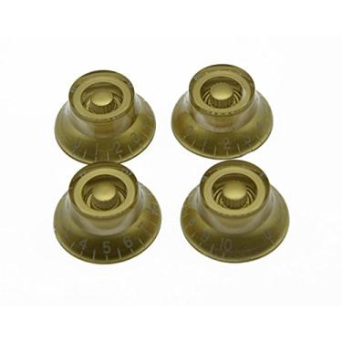 Imagem de Dopro 4 maçanetas de sino de guitarra LP ouro com número branco para Les Paul
