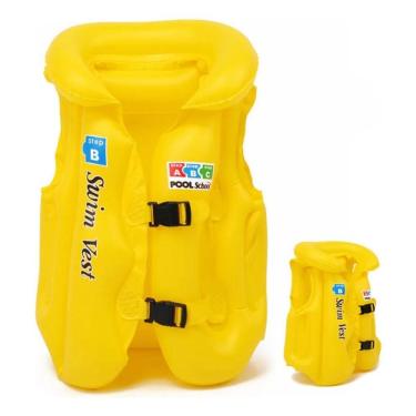 Imagem de 2X Colete Inflável Boia Infantil Bebê Criança Piscina M 5 A