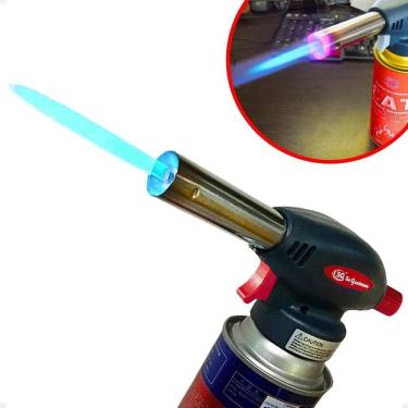 Imagem de 2X Bico Maçarico Portátil Regulagem Soldar Artesanato Encaix