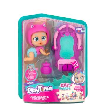 Imagem de Boneca Cry Babies Playtime Millie Ginásio de Atividades Multikids - BR2464