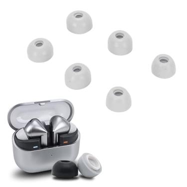 Imagem de VBESTLIFE Dicas de Fones de Ouvido Com Espuma de Memória para o Buds3 Pro (2024), Ajuste a Caixa de Carregamento, 3 Pares S/M/L Comfort Canceling Memory Memory Foam Ear Dicas (Cinza)