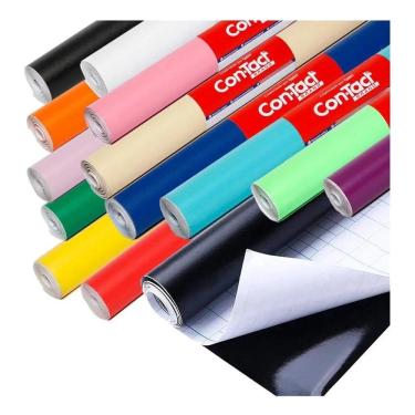 Imagem de 2X Papel Adesivo Contact Fosco  1M X 45Cm